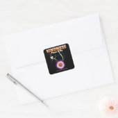 KINDNESS - pas het over het sterkste hart Vierkante Sticker (Envelop)