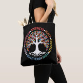 Kindness Peace Equality Love Inclusion Diversity Tote Bag (Dichtbij)