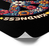 Kindness Peace Equality Love Inclusion Hope Divers Poster (Hoek)