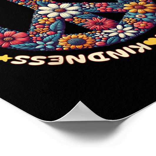 Kindness Peace Equality Love Inclusion Hope Divers Poster (Hoek)