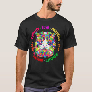 Kindness Peace Equality Love Inclusion Hope Divers T-shirt