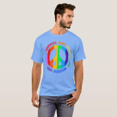 Kindness Peace Equality Love Inclusion Hope Divers T-shirt (Voorkant volledig)