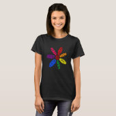 Kindness Peace Equality Love Inclusion Hope Divers T-shirt (Voorkant volledig)