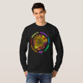 Kindness Peace Inclusion Human Rights Sun T-shirt (Voorkant volledig)