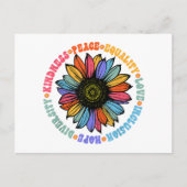 Kindness Peace Love Hope Diversity Human Human Briefkaart (Voorkant)