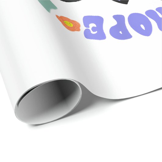 Kindness Peace Love Hope Diversity Human Human Cadeaupapier (Rol Hoek)