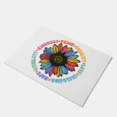 Kindness Peace Love Hope Diversity Human Human Deurmat (Schuin)