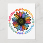 Kindness Peace Love Hope Diversity Human Human Informatiekaartje (Achterkant)