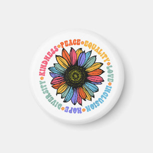 Kindness Peace Love Hope Diversity Human Human Magneet