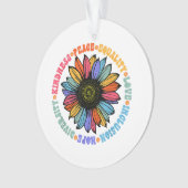 Kindness Peace Love Hope Diversity Human Human Ornament (voorkant)