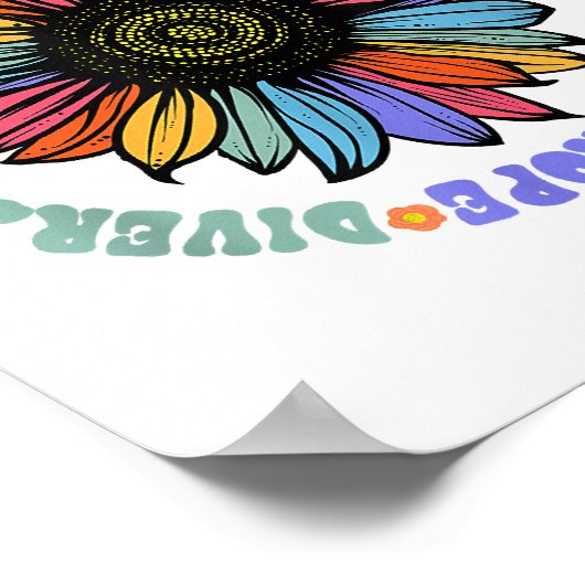 Kindness Peace Love Hope Diversity Human Human Poster (Hoek)