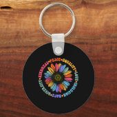 Kindness Peace Love Hope Diversity Human Human Sleutelhanger (Voorkant)