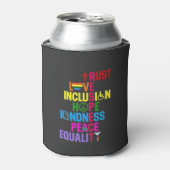 Kindness Peace Love Inclusion Hope Blikjeskoeler (Blikje Voorkant)
