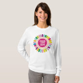 Kindness Peace Love Inclusion Hope Divers T-shirt (Voorkant volledig)