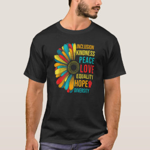Kindness Peace Love Inclusion Hope Divers T-shirt
