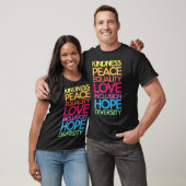 Kindness Peace Love Inclusion Hope Divers T-shirt (Unisex)