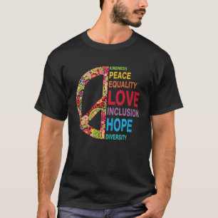 Kindness Peace Love Inclusion Hope Divers T-shirt