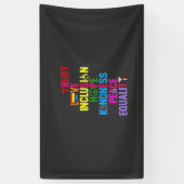 Kindness Peace Love Inclusion Hope Spandoek (Verticaal)