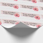 Kindness Pink Cadeaupapier (Hoek)