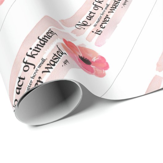 Kindness Pink Cadeaupapier (Rol Hoek)