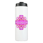 Kindness Pink Mandala Thermosbeker (Voorkant)