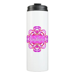 Kindness Pink Mandala Thermosbeker