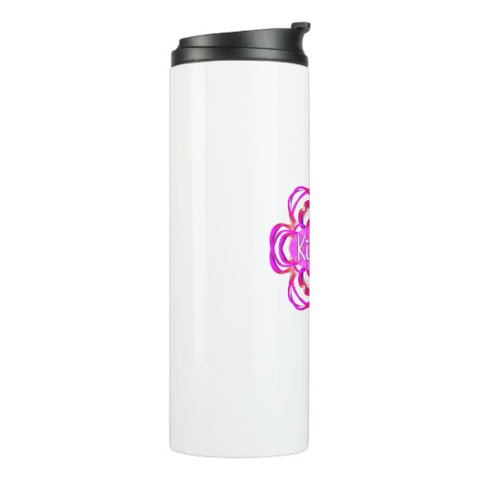 Kindness Pink Mandala Thermosbeker (Gedraaid links)