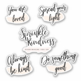 Kindness Planner Inspirerend Stickers