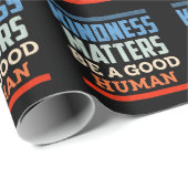 Kindness Positieve menselijke waardigheid Cadeaupapier (Rol Hoek)