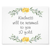 Kindness Poster (Voorkant)