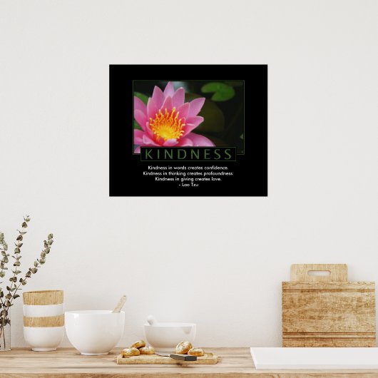 Kindness Poster (Keuken)