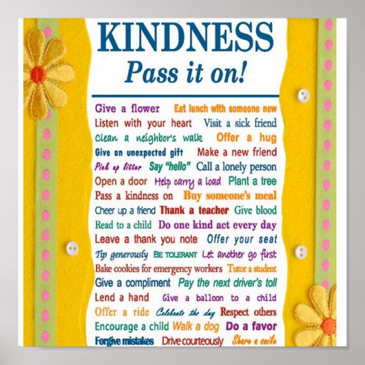 Kindness poster (Voorkant)