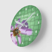 Kindness Quote bije op ventilator Inspirerend Ronde Klok (Hoek)