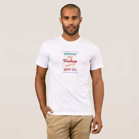 Kindness quote design t-shirt (Voorkant volledig)