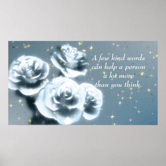 Kindness Quote Inspirerend Motivatie Poster (Voorkant)