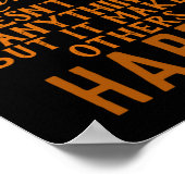 Kindness Quote- Wind zijn maakt anderen gelukkig Poster (Hoek)