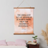 Kindness Quote Wood Hung Stimulering tapestry Hangend Wandkleed (Slaapkamer)