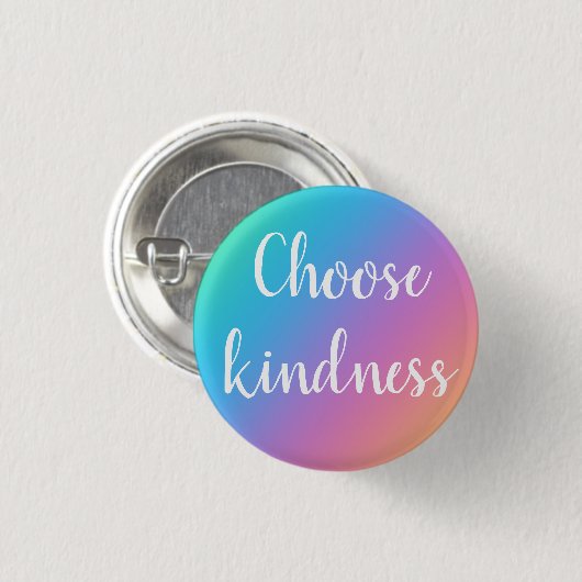 Kindness Rainbow-Button kiezen Ronde Button 3,2 Cm (Voorkant /achterkant)