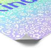Kindness Rainbow-Poster kiezen Poster (Hoek)