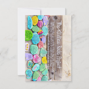 Kindness Rocks Notecard Bedankkaart