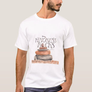 Kindness Rocks T Shirt (Mannen)