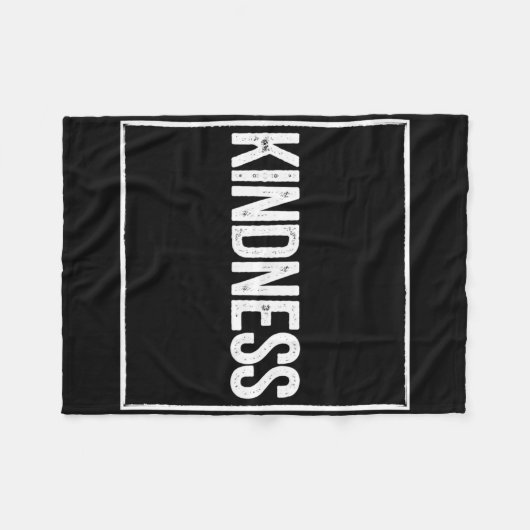 Kindness Sticker Fleece Deken (Voorkant (Horizontaal))
