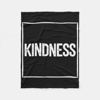 Kindness Sticker Fleece Deken