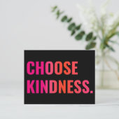 Kindness Sunset Briefkaart kiezen (Staand voorkant)