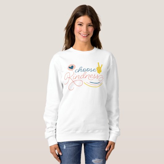 Kindness Sweatshirt kiezen (Voorkant volledig)