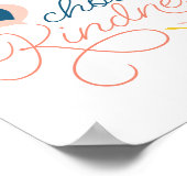 Kindness-teken kiezen poster (Hoek)