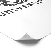 Kindness University - Sticker met donkere letters Poster (Hoek)
