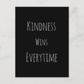 Kindness wint alledaagse bevruchting briefkaart (Voorkant)