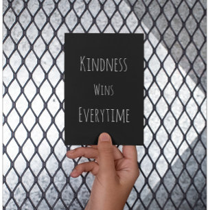 Kindness wint alledaagse bevruchting briefkaart