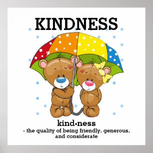 KINDNESS - Woordenstelsel - Poster